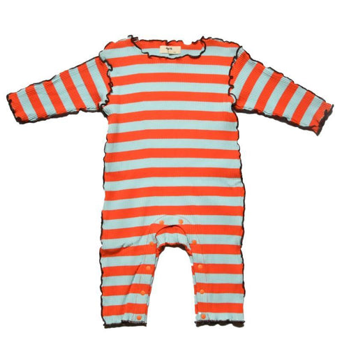 【NEWO・ネオ】ボーダーロンパース|70cm~80cm|3224270